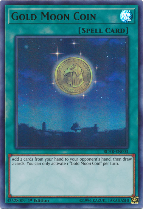 Gold Moon Coin [BLHR-EN003] Ultra Rare | Pegasus Games WI