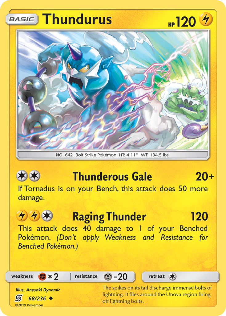 Thundurus (68/236) [Sun & Moon: Unified Minds] | Pegasus Games WI