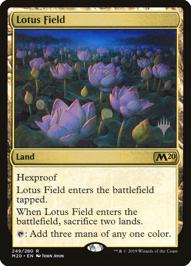 Lotus Field (Promo Pack) [Core Set 2020 Promos] | Pegasus Games WI