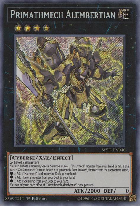 Primathmech Alembertian [MYFI-EN040] Secret Rare | Pegasus Games WI