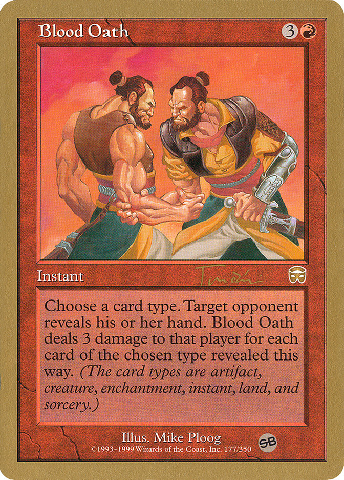 Blood Oath (Jan Tomcani) (SB) [World Championship Decks 2001] | Pegasus Games WI