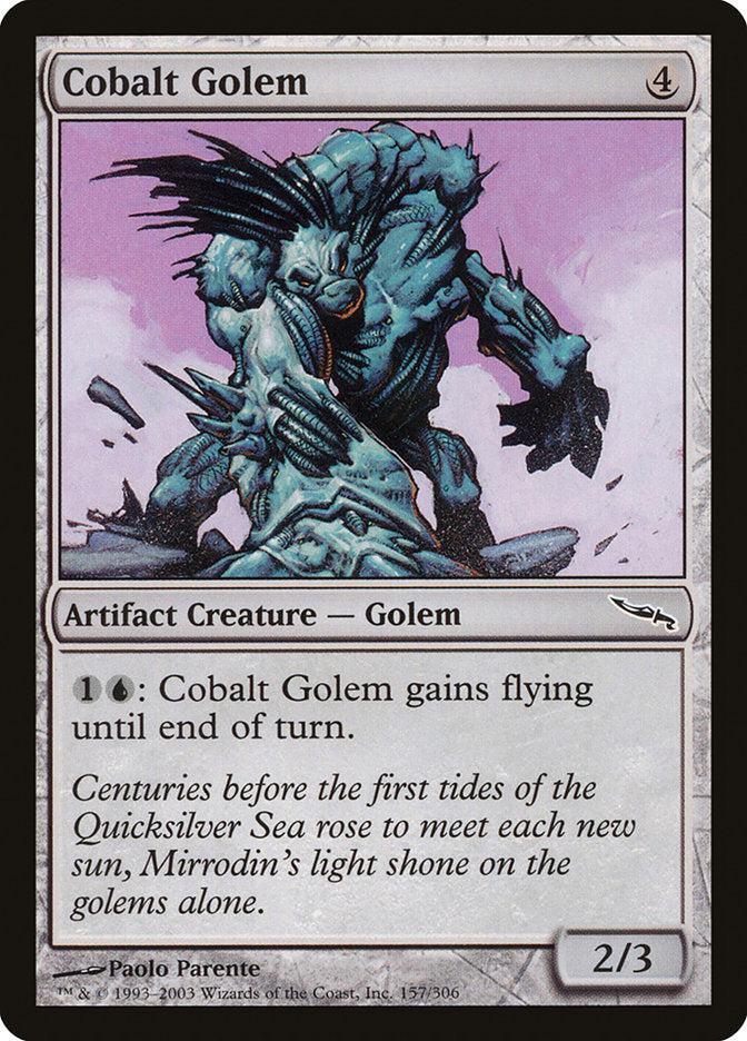 Cobalt Golem [Mirrodin] | Pegasus Games WI