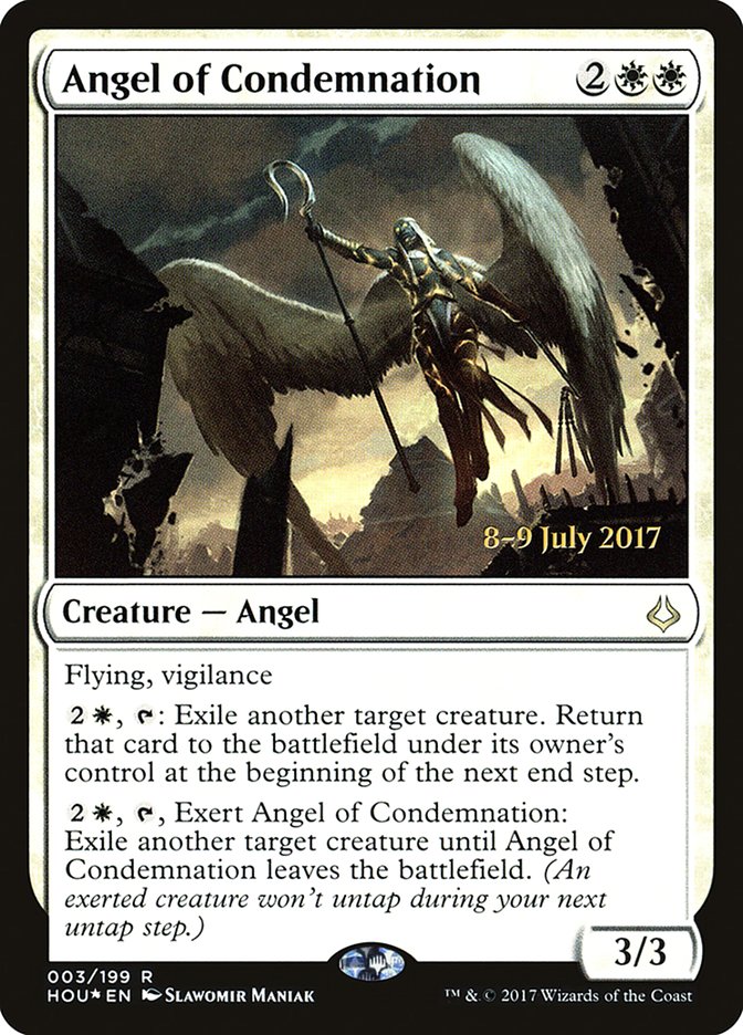 Angel of Condemnation [Hour of Devastation Prerelease Promos] | Pegasus Games WI