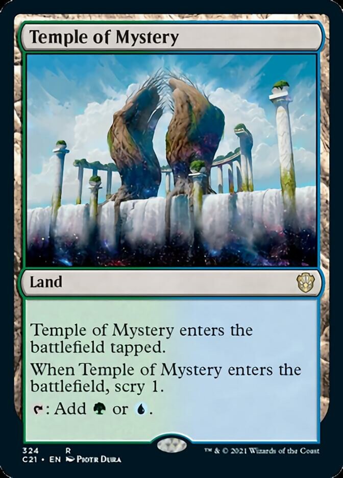 Temple of Mystery [Commander 2021] | Pegasus Games WI