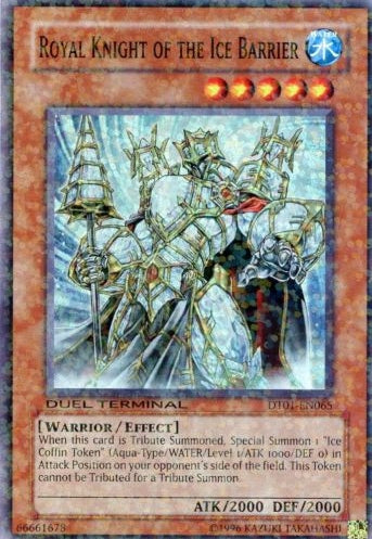 Royal Knight of the Ice Barrier [DT01-EN065] Super Rare | Pegasus Games WI