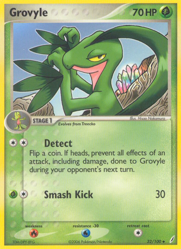 Grovyle (32/100) [EX: Crystal Guardians] | Pegasus Games WI
