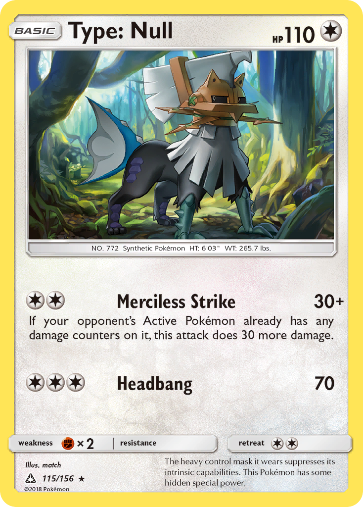 Type: Null (115/156) [Sun & Moon: Ultra Prism] | Pegasus Games WI