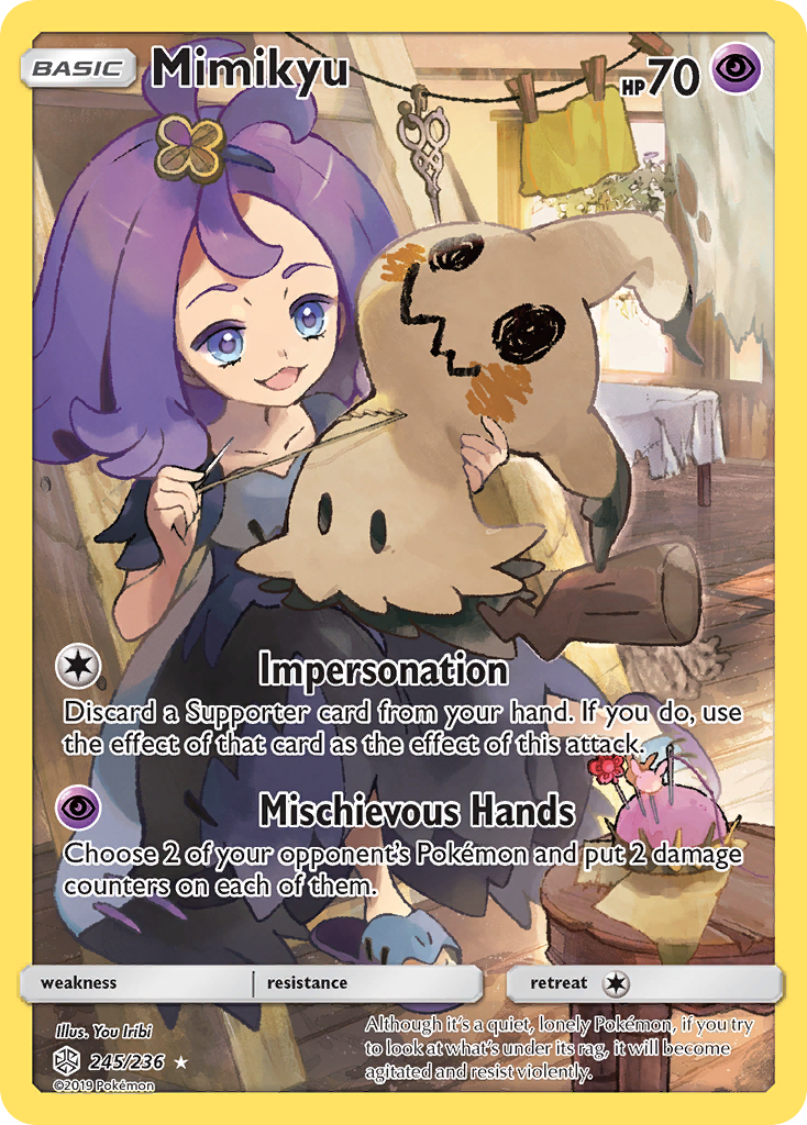 Mimikyu (245/236) [Sun & Moon: Cosmic Eclipse] | Pegasus Games WI