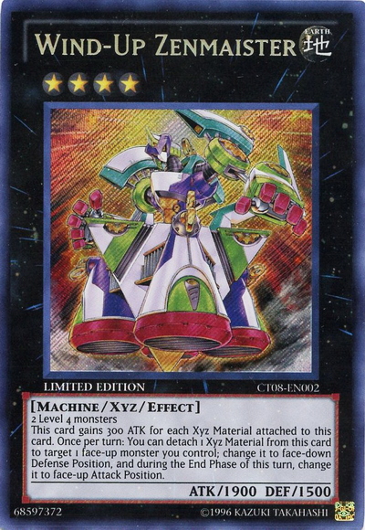 Wind-Up Zenmaister [CT08-EN002] Secret Rare | Pegasus Games WI