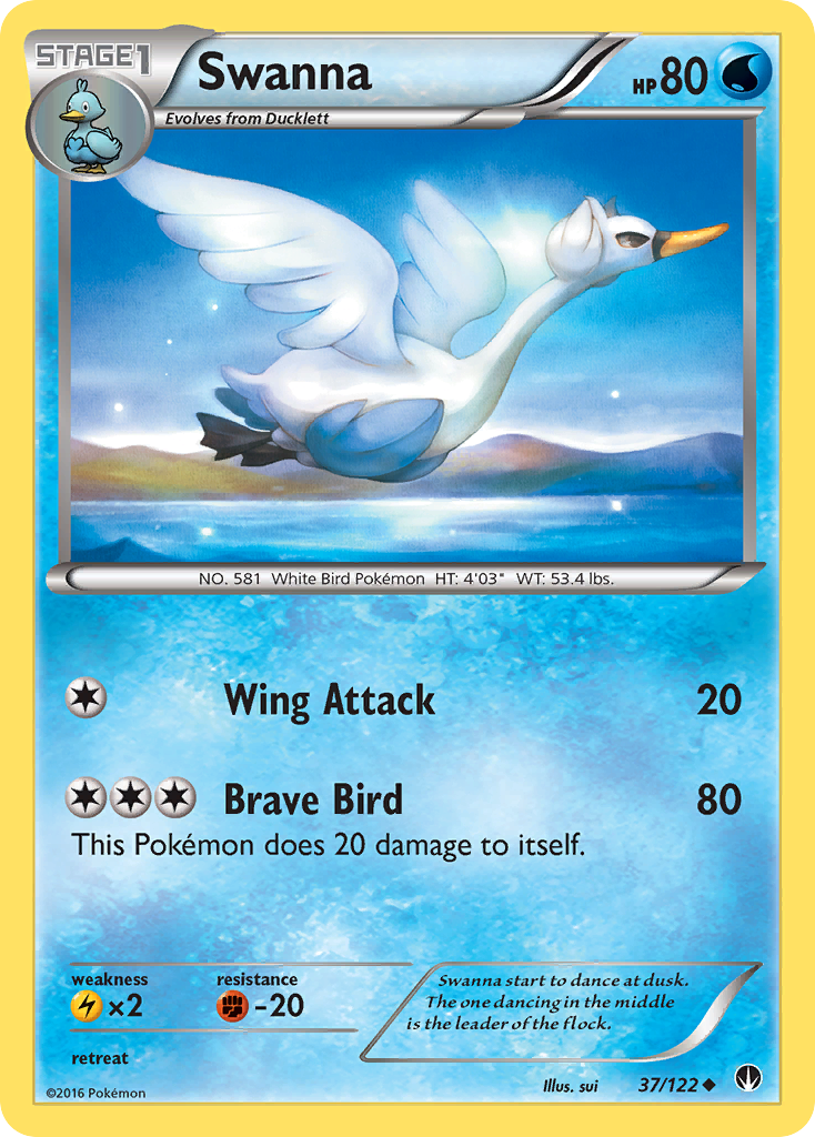 Swanna (37/122) [XY: BREAKpoint] | Pegasus Games WI