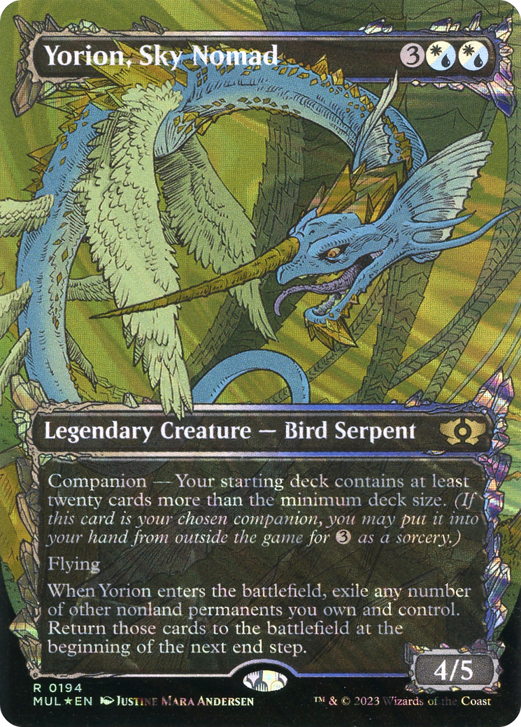 Yorion, Sky Nomad (Halo Foil) [Multiverse Legends] | Pegasus Games WI