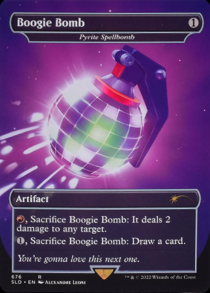 Pyrite Spellbomb - Boogie Bomb (Borderless) [Secret Lair Drop Promos] | Pegasus Games WI