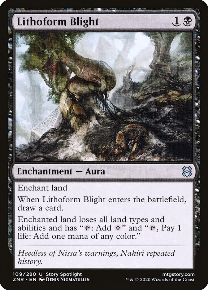 Lithoform Blight [Zendikar Rising] | Pegasus Games WI