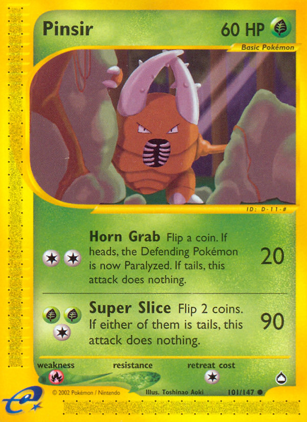 Pinsir (101/147) [Aquapolis] | Pegasus Games WI