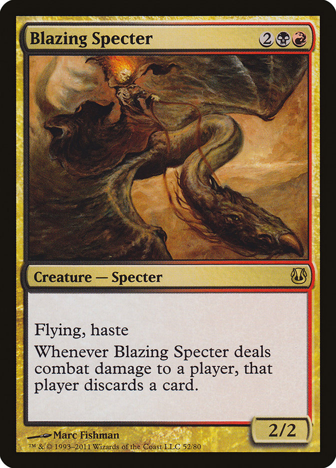 Blazing Specter [Duel Decks: Ajani vs. Nicol Bolas] | Pegasus Games WI