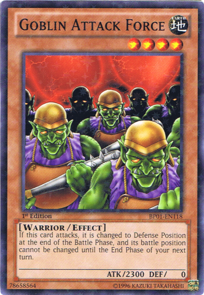 Goblin Attack Force [BP01-EN118] Starfoil Rare | Pegasus Games WI