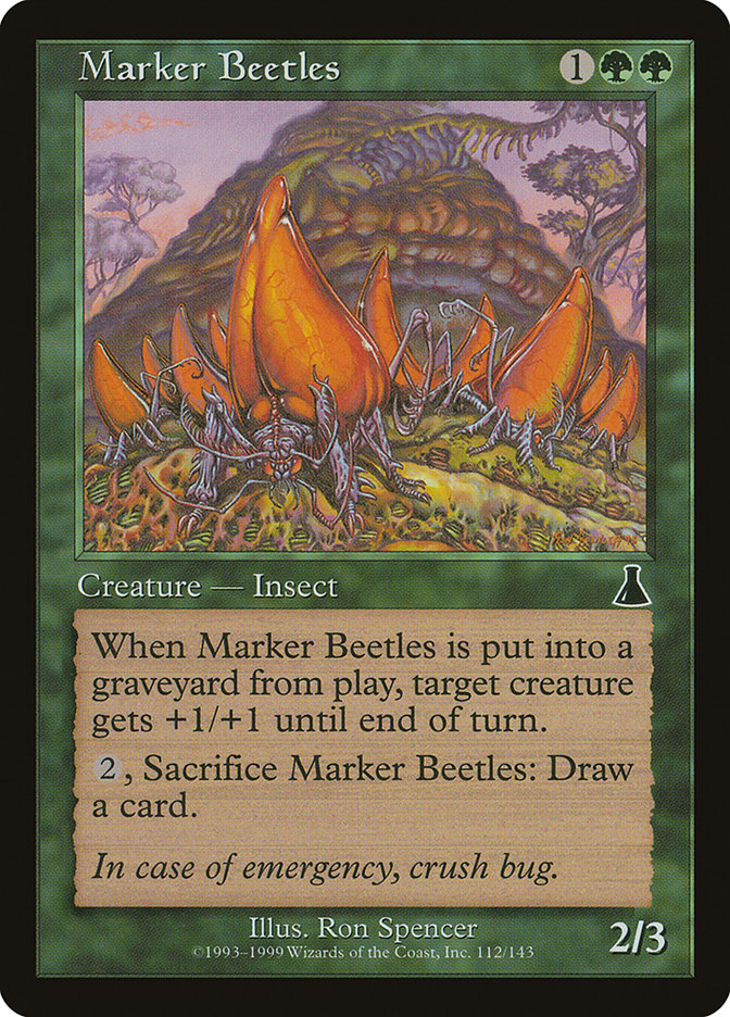 Marker Beetles [Urza's Destiny] | Pegasus Games WI