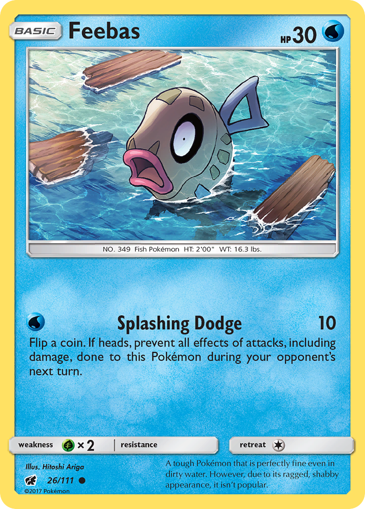 Feebas (26/111) [Sun & Moon: Crimson Invasion] | Pegasus Games WI
