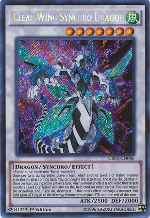 Clear Wing Synchro Dragon [CROS-EN046] Secret Rare | Pegasus Games WI