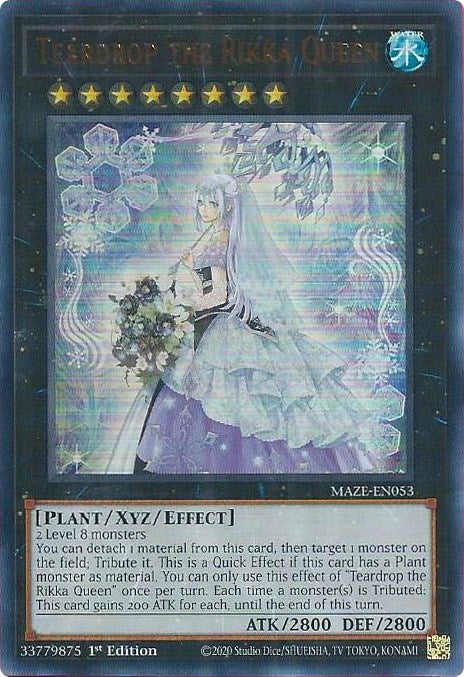 Teardrop the Rikka Queen [MAZE-EN053] Ultra Rare | Pegasus Games WI