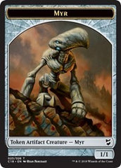 Myr (023) // Thopter (025) Double-Sided Token [Commander 2018 Tokens] | Pegasus Games WI