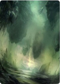 Swamp 1 Art Card [Zendikar Rising Art Series] | Pegasus Games WI