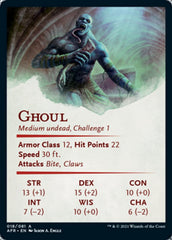 Ghoul Art Card [Dungeons & Dragons: Adventures in the Forgotten Realms Art Series] | Pegasus Games WI