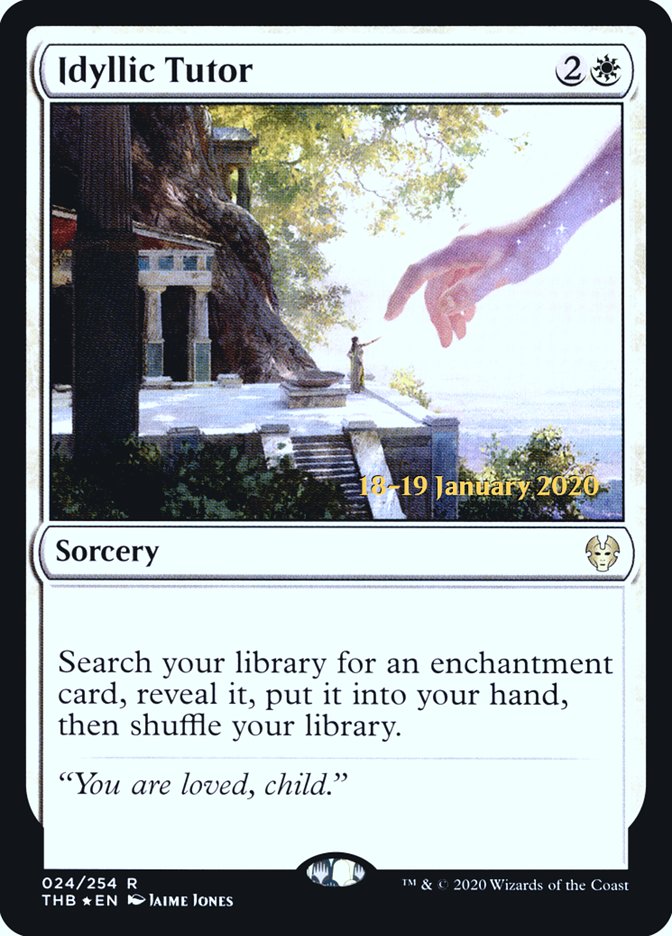 Idyllic Tutor [Theros Beyond Death Prerelease Promos] | Pegasus Games WI