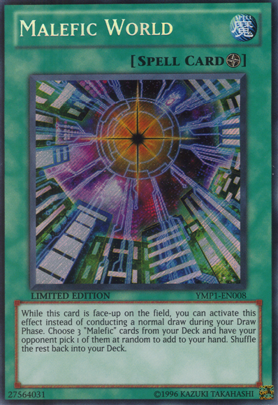 Malefic World [YMP1-EN008] Secret Rare | Pegasus Games WI