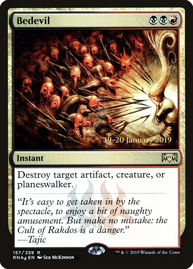 Bedevil [Ravnica Allegiance Prerelease Promos] | Pegasus Games WI