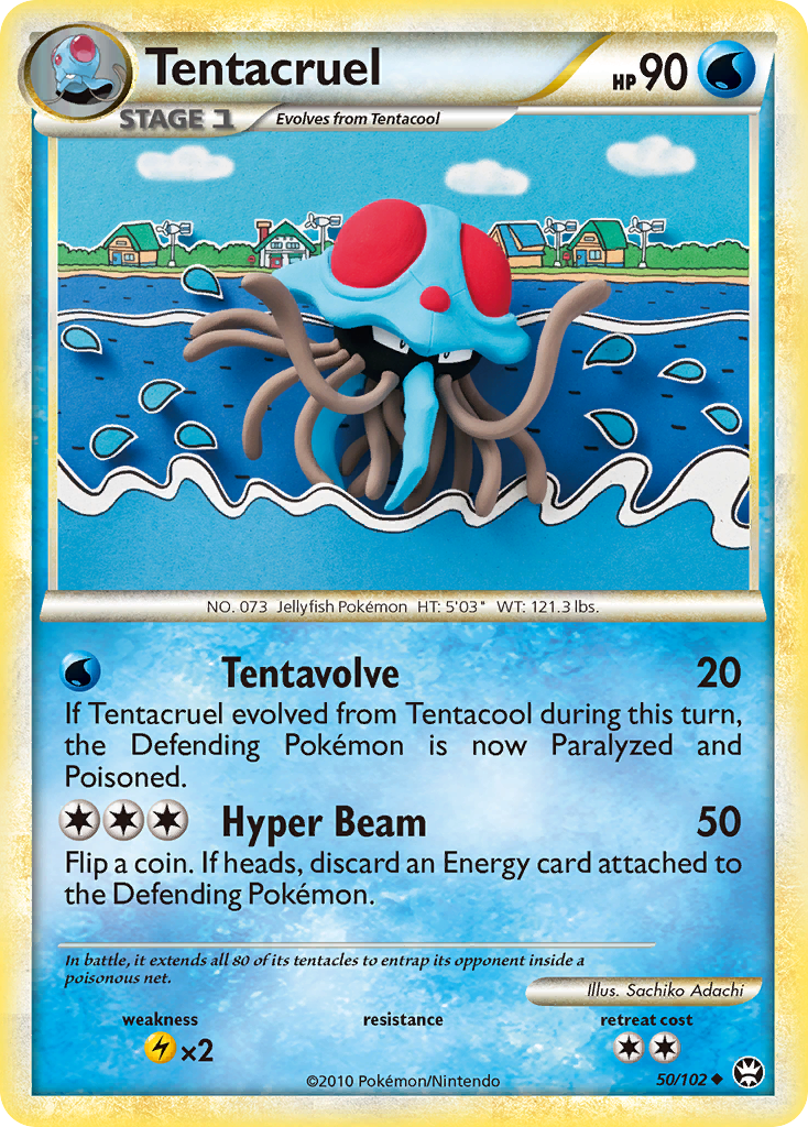 Tentacruel (50/102) [HeartGold & SoulSilver: Triumphant] | Pegasus Games WI