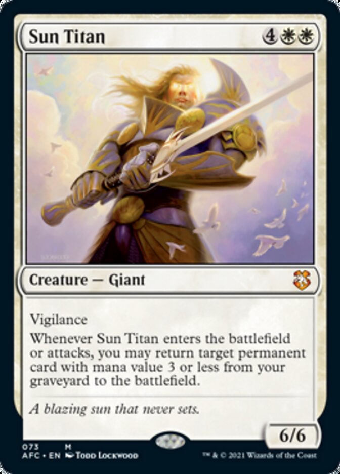 Sun Titan [Dungeons & Dragons: Adventures in the Forgotten Realms Commander] | Pegasus Games WI