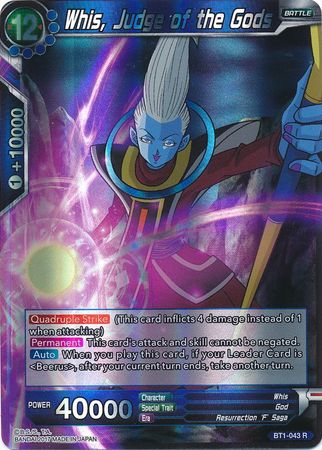Whis, Judge of the Gods [BT1-043] | Pegasus Games WI