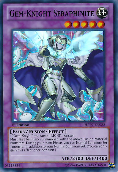 Gem-Knight Seraphinite [HA07-EN058] Super Rare | Pegasus Games WI