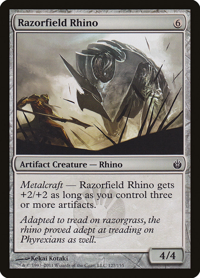 Razorfield Rhino [Mirrodin Besieged] | Pegasus Games WI