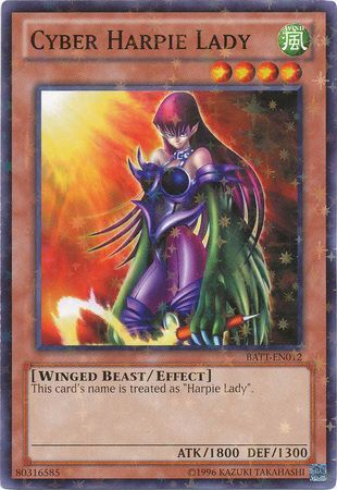 Cyber Harpie Lady [BATT-EN012] Starfoil Rare | Pegasus Games WI