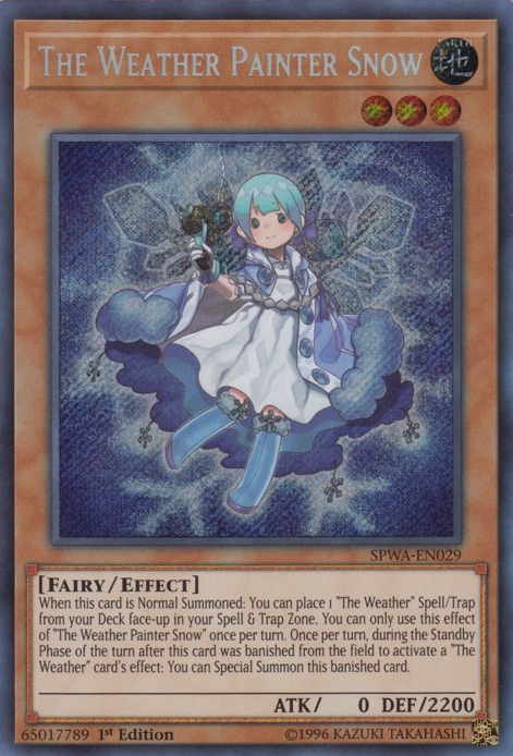 The Weather Painter Snow [SPWA-EN029] Secret Rare | Pegasus Games WI