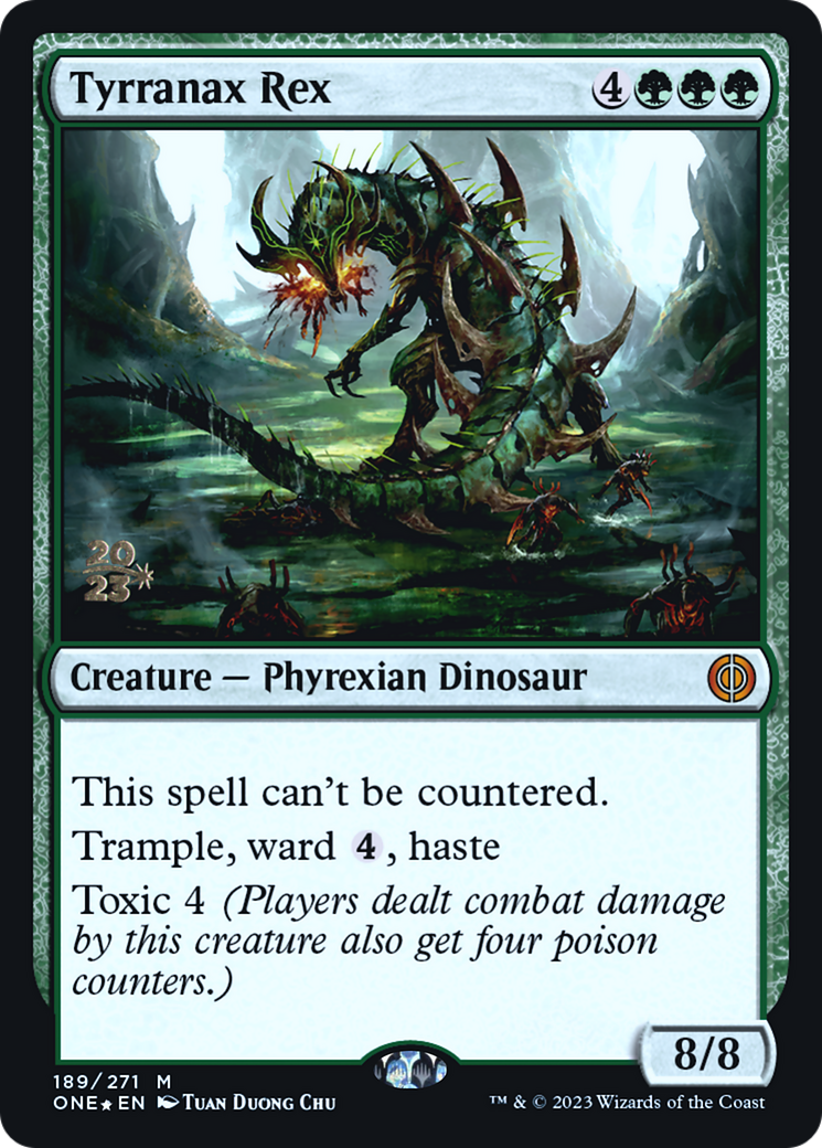 Tyrranax Rex [Phyrexia: All Will Be One Prerelease Promos] | Pegasus Games WI