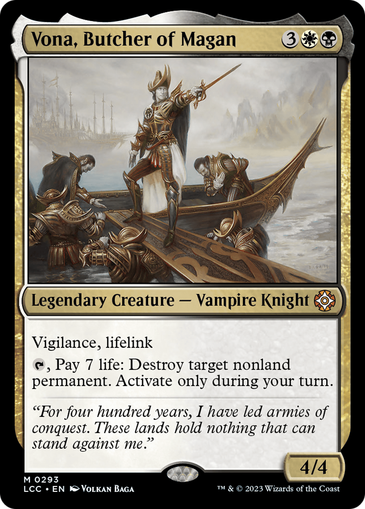 Vona, Butcher of Magan [The Lost Caverns of Ixalan Commander] | Pegasus Games WI