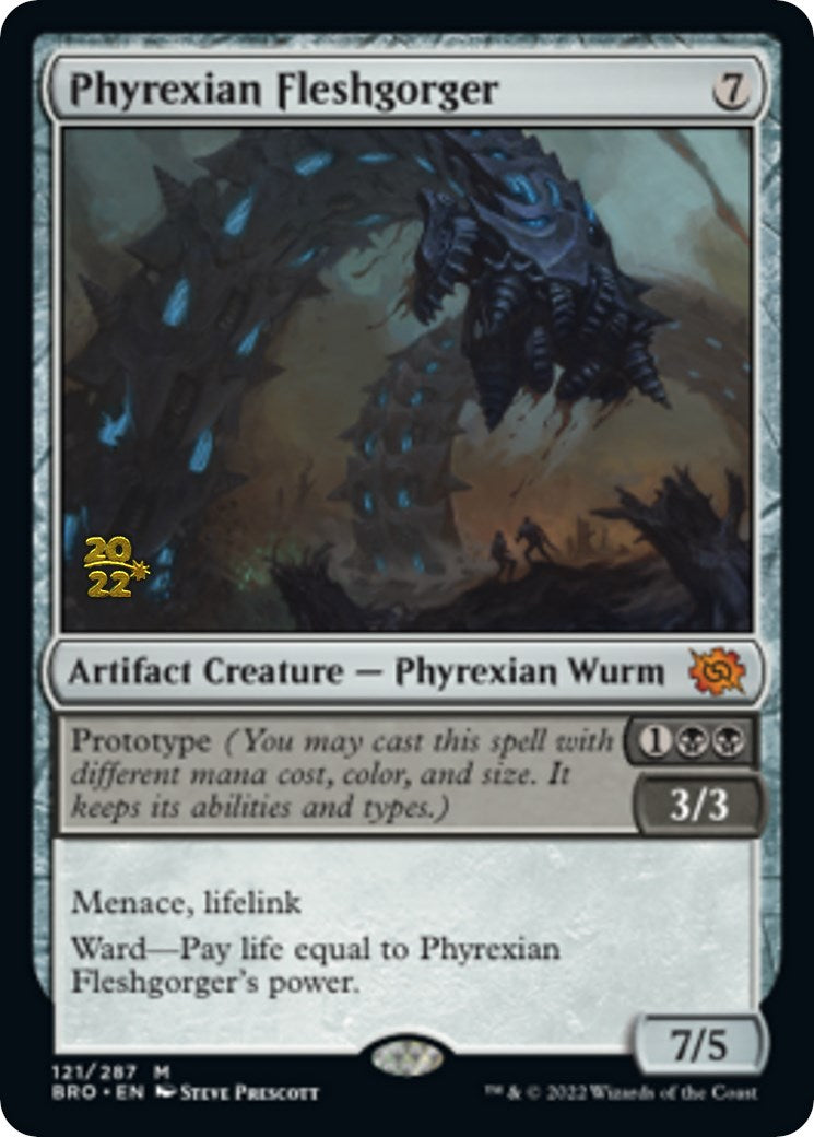 Phyrexian Fleshgorger [The Brothers' War Prerelease Promos] | Pegasus Games WI