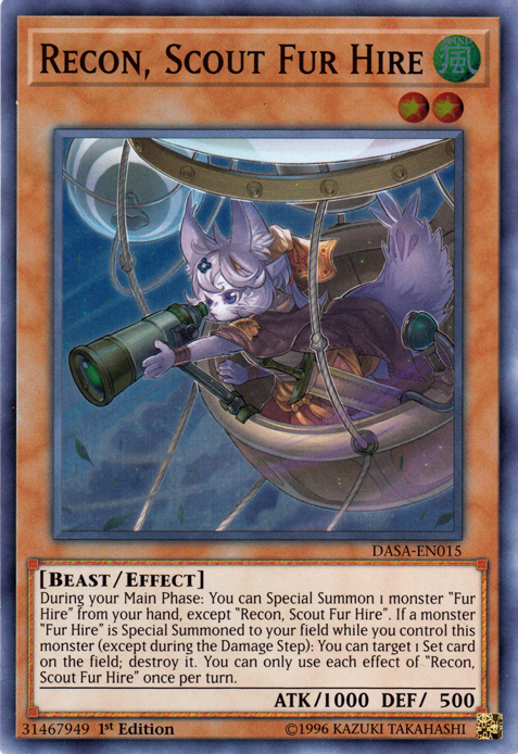 Recon, Scout Fur Hire [DASA-EN015] Super Rare | Pegasus Games WI