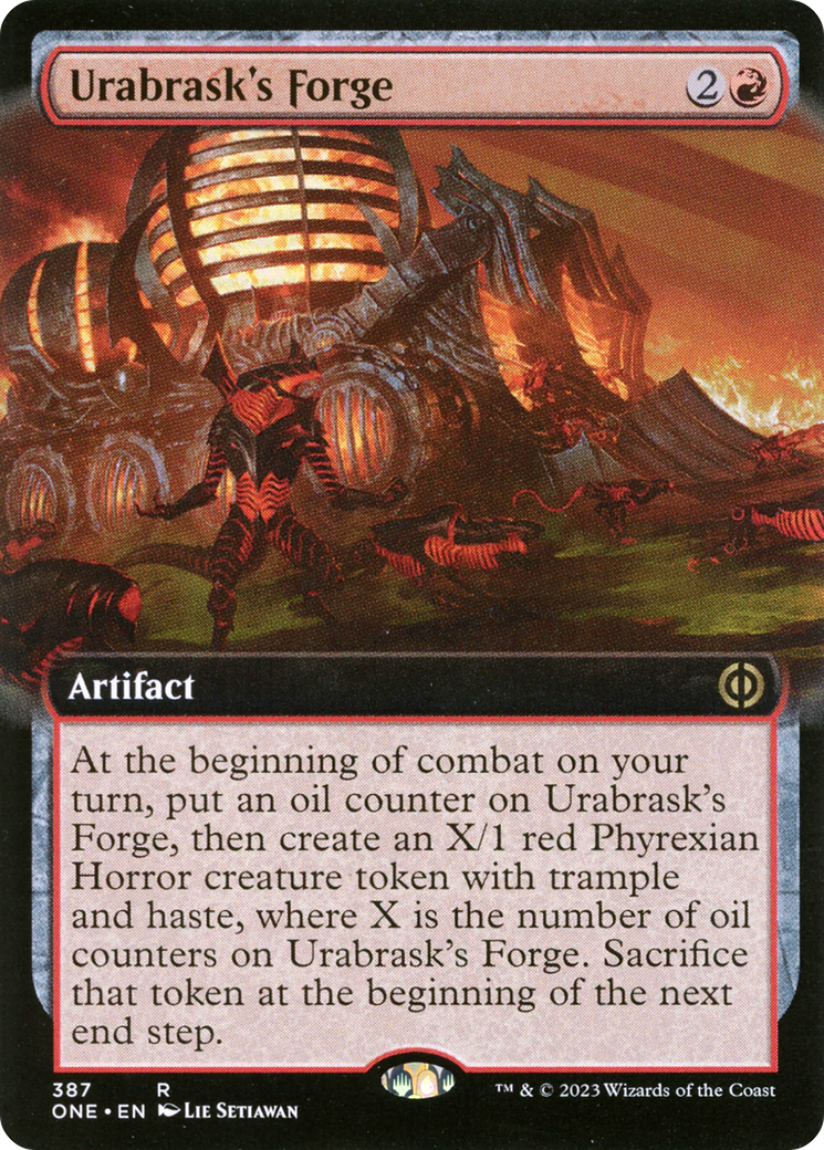 Urabrask's Forge (Extended Art) [Phyrexia: All Will Be One] | Pegasus Games WI