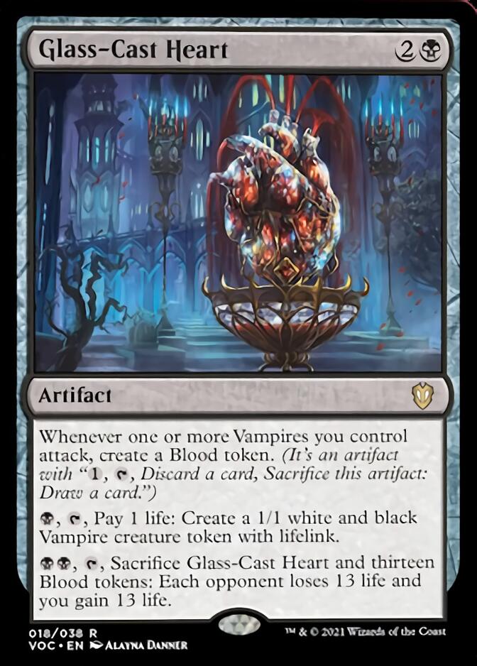 Glass-Cast Heart [Innistrad: Crimson Vow Commander] | Pegasus Games WI