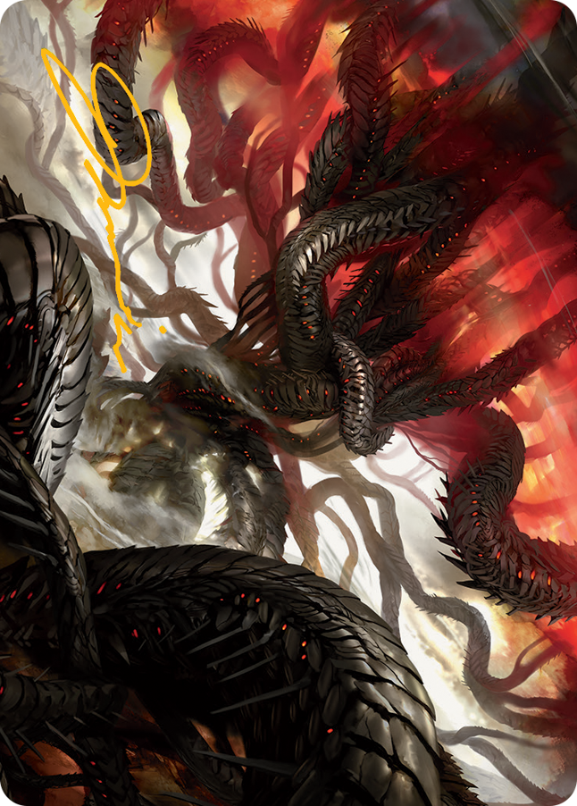 Realmbreaker, the Invasion Tree Art Card (Gold-Stamped Signature) [March of the Machine Art Series] | Pegasus Games WI