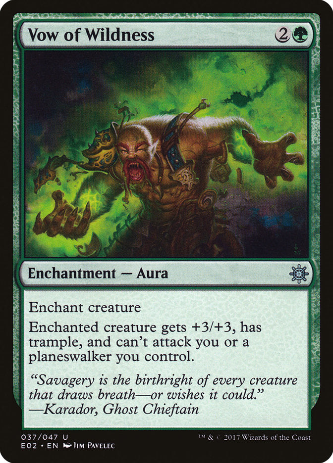 Vow of Wildness [Explorers of Ixalan] | Pegasus Games WI