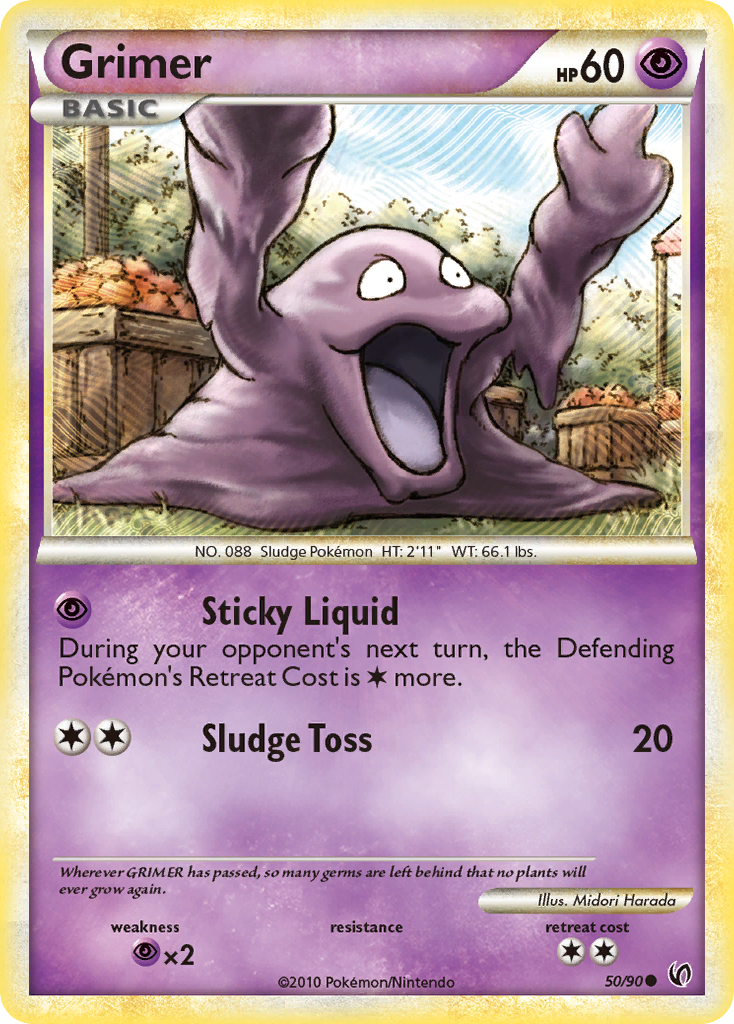 Grimer (50/90) [HeartGold & SoulSilver: Undaunted] | Pegasus Games WI