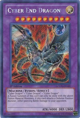 Cyber End Dragon (Alternate Art) [LCGX-EN182] Secret Rare | Pegasus Games WI