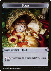 Goat // Food (17) Double-Sided Token [Throne of Eldraine Tokens] | Pegasus Games WI