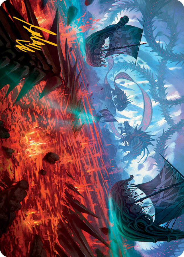 Invasion of Kaldheim Art Card (Gold-Stamped Signature) [March of the Machine Art Series] | Pegasus Games WI