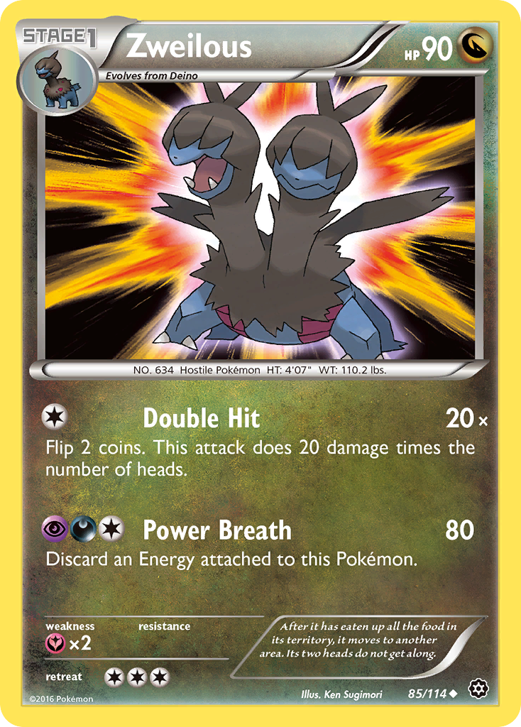 Zweilous (85/114) [XY: Steam Siege] | Pegasus Games WI